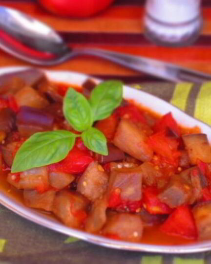 Рецепт гарнира из баклажанов