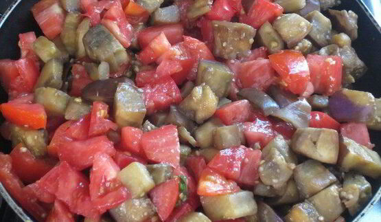 гарнир из баклажанов