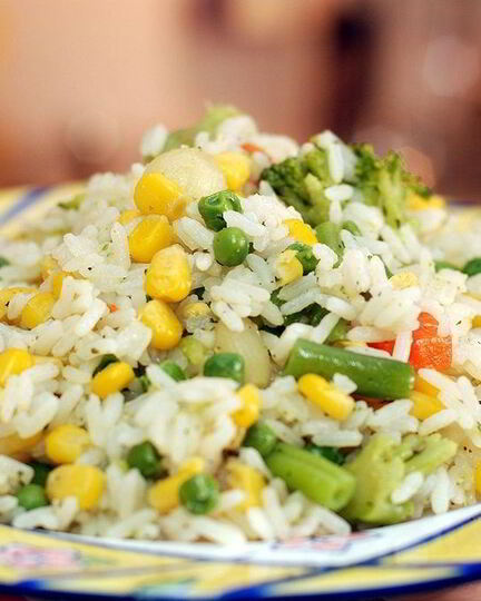 Рецепт гарнира из басмати и овощей