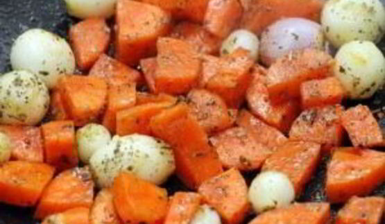 гарнир из басмати и овощей