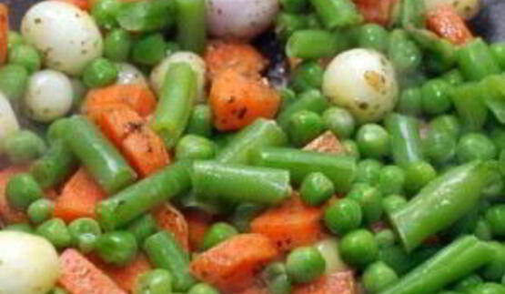 гарнир из басмати и овощей