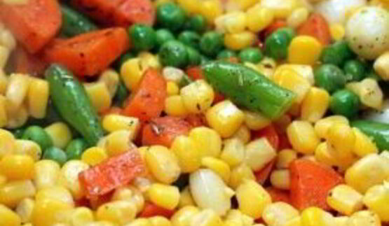 гарнир из басмати и овощей