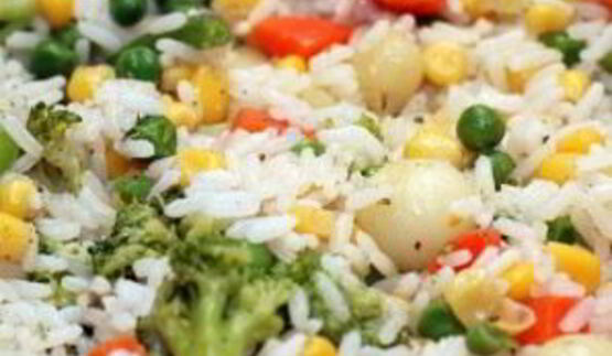 гарнир из басмати и овощей