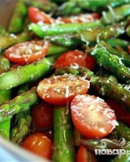 Рецепт гарнира из спаржи