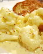 Гарнир из цветной капусты в микроволновке