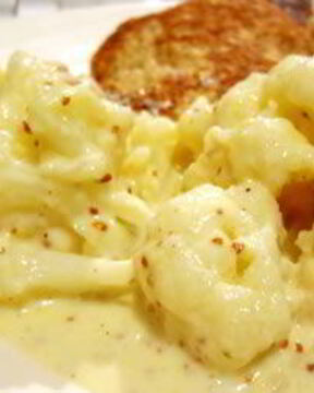 Гарнир из цветной капусты в микроволновке