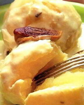 Картофель с грибным соусом