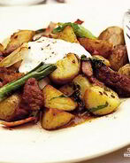 Картофель с печенью