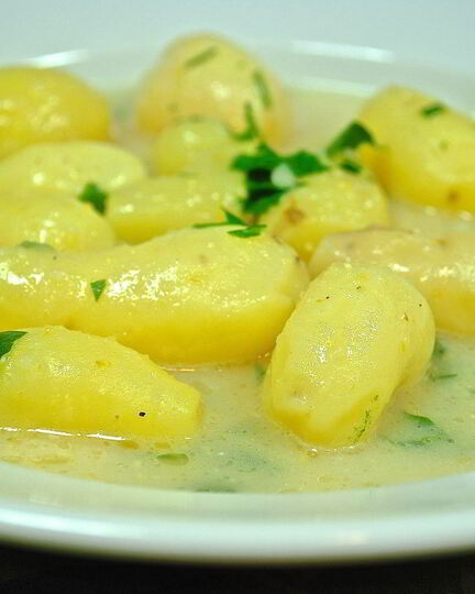 Рецепт картофеля с петрушкой