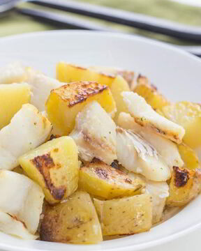 Картофель с треской