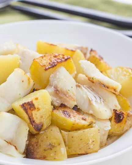 Рецепт картофеля с треской