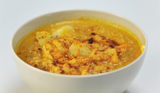 картофель в мясной подливе