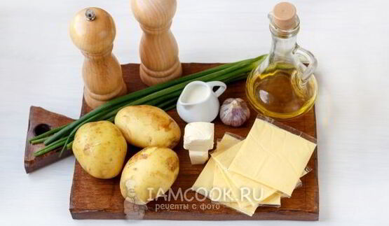 картошка-гармошка с сыром в духовке