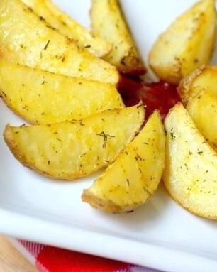 Картошка по селянски в духовке с чесноком