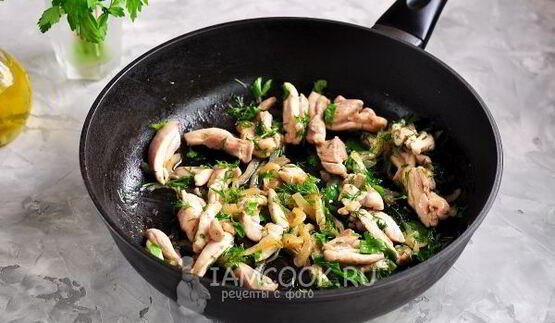 картошка с курицей в тесте в духовке