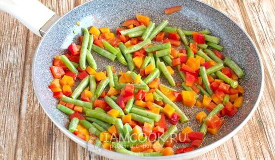 постный рис с овощами