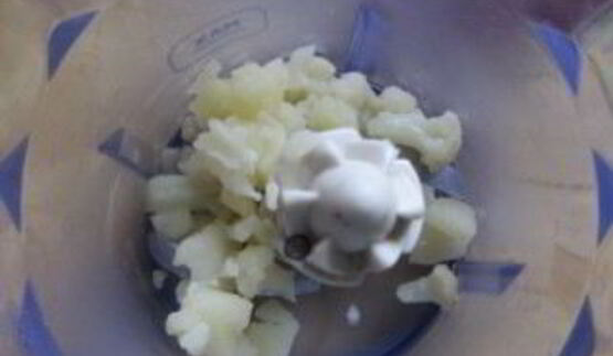 пюре из цветной капусты и картофеля