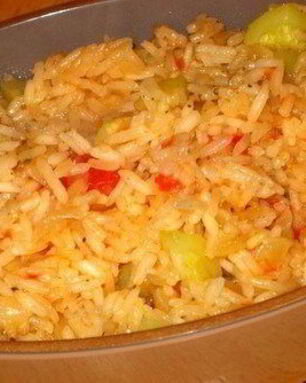 Рис с кабачками