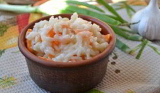 рис с креветками