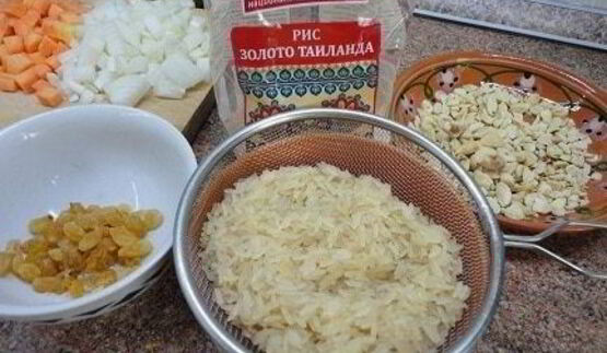 рис с курицей по-восточному