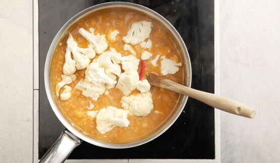 рис с треской и цветной капустой