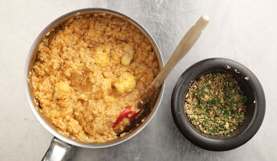 рис с треской и цветной капустой