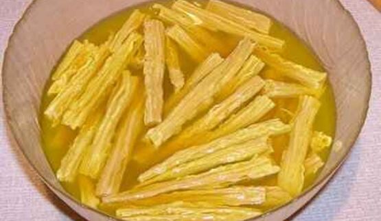 рис зеленый с золотистой спаржей