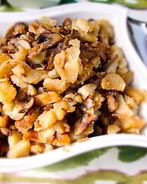 Жареная картошка с шампиньонами