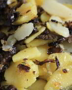 Жареный Картофель с грибами