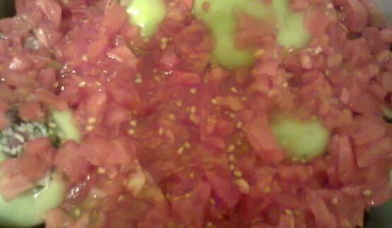 долма с баклажаном и болгарским перцем