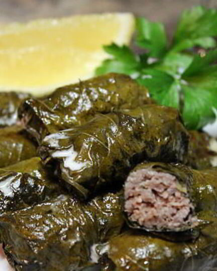 Рецепт голубцов из виноградных листьев