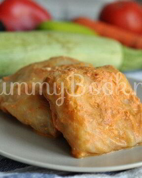 Голубцы под томатно-сливочным соусом