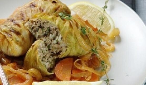 голубцы с бараниной