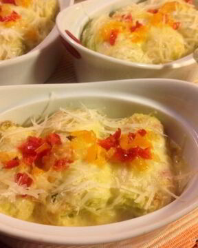 Голубцы с кускусом и семгой