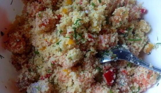 голубцы с кускусом и семгой