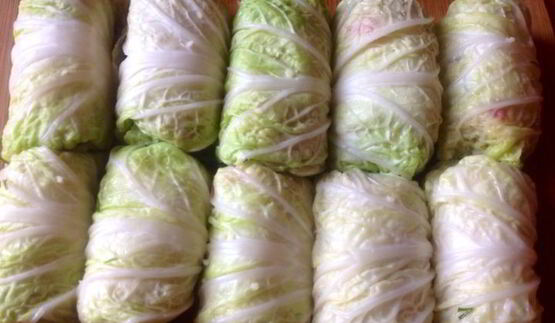 голубцы с кускусом и семгой