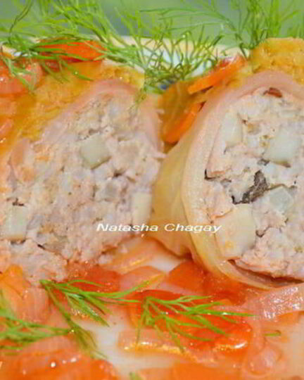 Рецепт голубцов с мясом, рисом и грибами