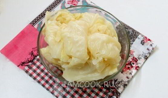 голубцы с сосисками и сыром