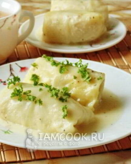Рецепт голубцов в сметанном соусе