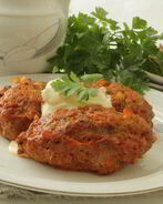 Ленивые голубцы с красной капустой