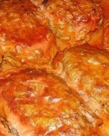 Рецепт ленивых голубцов с мясныма фаршема в томатнома соусе
