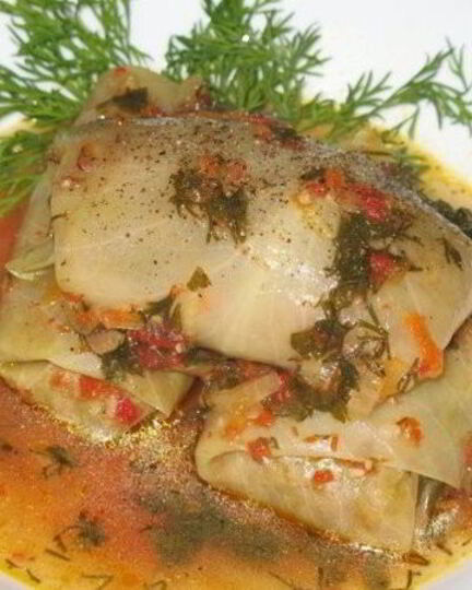 Рецепт постных голубцов