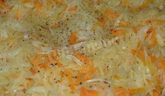 постные ленивые голубцы