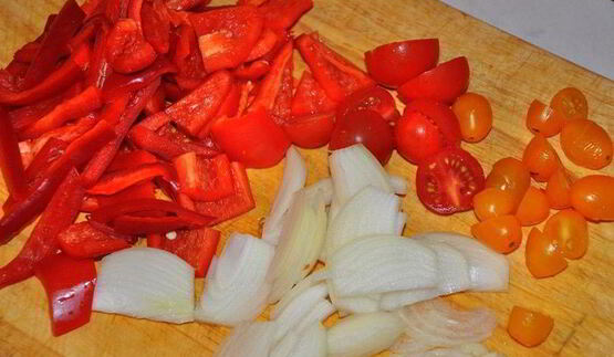 гречневая лапша с овощами