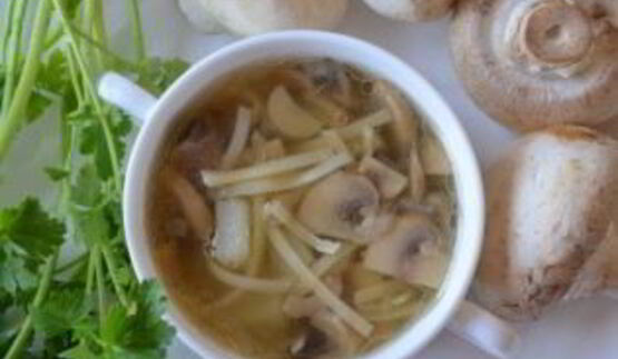 грибная лапша