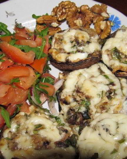 Рецепт фаршированных грибов