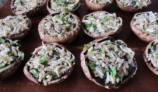 фаршированные грибы