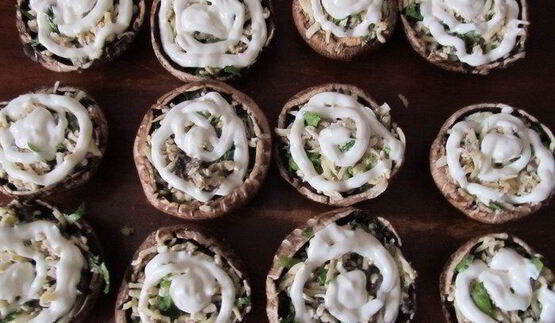 фаршированные грибы