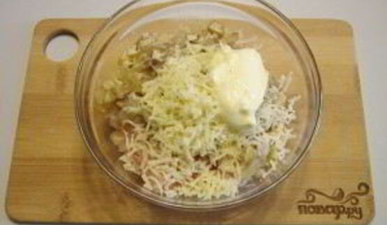 фаршированные шампиньоны в духовке с сыром