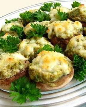 Нежные шампиньоны с сыром в микроволновке